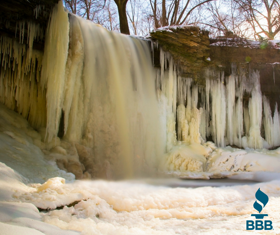 WisconsinBBB's tweet photo. Which Wisconsin waterfall is your favorite? We took a liking to Wequiock Falls in Green Bay this past weekend! #WIWednesday https://t.co/AdLJopwbiD