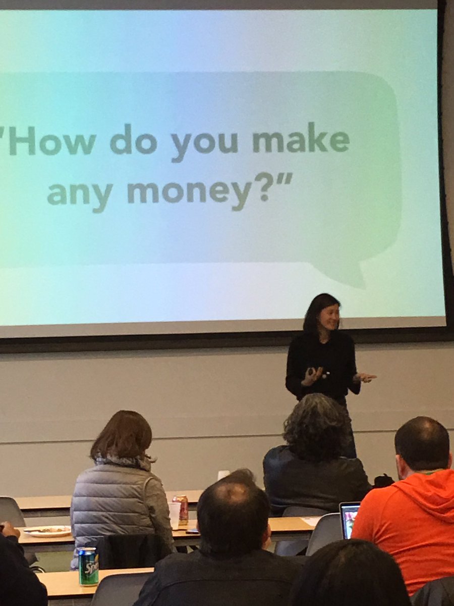 TerriLonier's tweet image. @cjlew23 joins SAIC students today to share how @KnowYourCompany made $1M in sales -- with 2 employees. @saic_news @SAICcareers #MakeWork