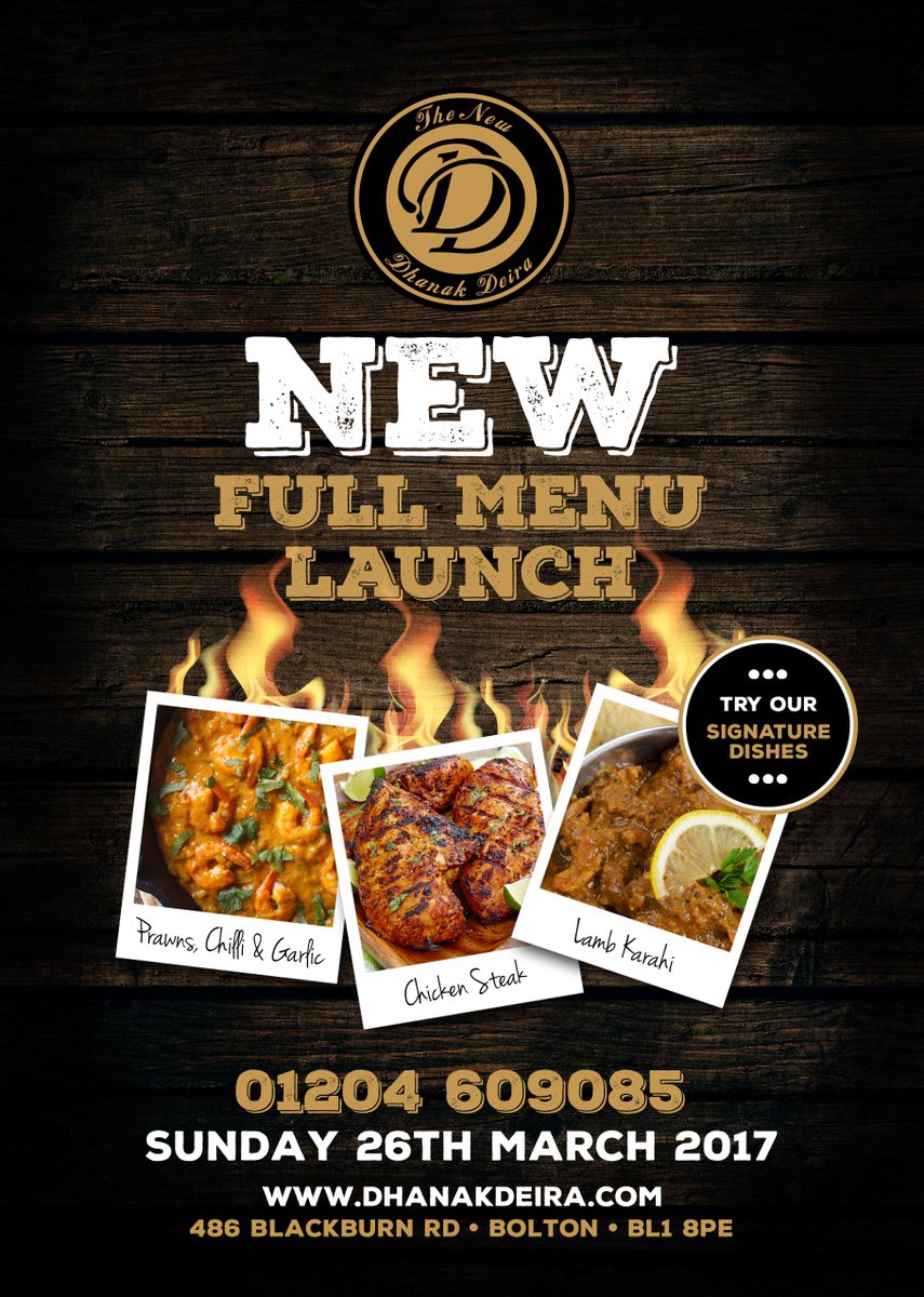 The new menu is landing - get yourself booked in here: ow.ly/c2JR309WkFl