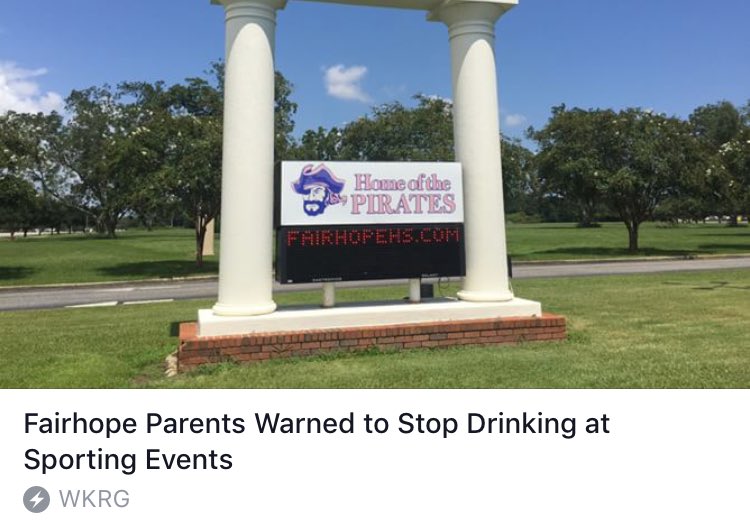 dhssec1's tweet photo. i'd be drinking if i had to watch fairhope too, sometimes your team is just so bad you gotta drown your sorrows https://t.co/CTpS7OBXEY