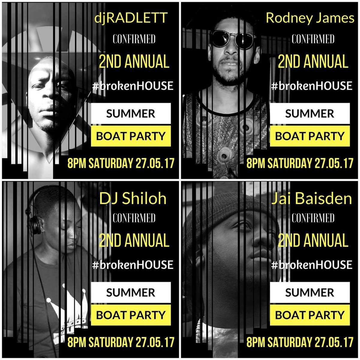 shilohmusicldn's tweet photo. Sat 27th May 2017
2nd Annual #brokenHOUSE Summer Boat Party" 

Tickets: https://t.co/Hf3FigcBu5 
(Includes Free Entry To M.O.S ) https://t.co/hQpYs9QYV1