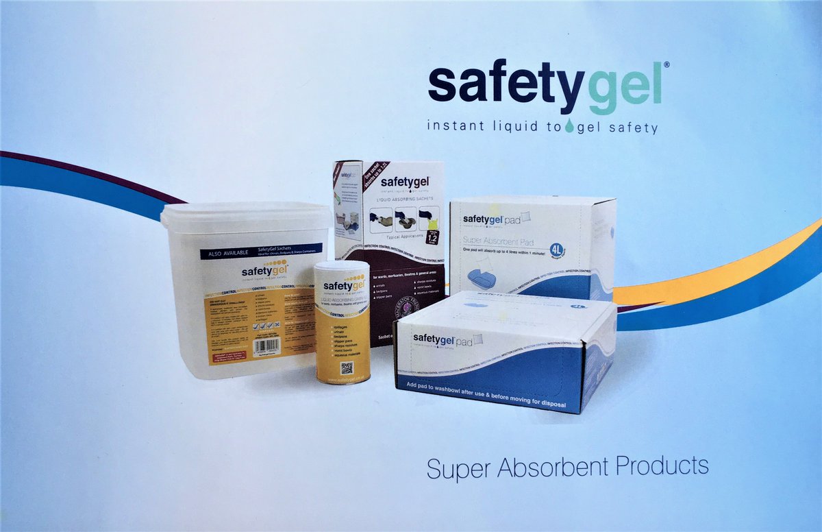 *NEW PRODUCT* Safety Gel: A dry granule that quickly absorbs liquids&amp;converts them in 2 a manageable gel for simple and safe disposal.