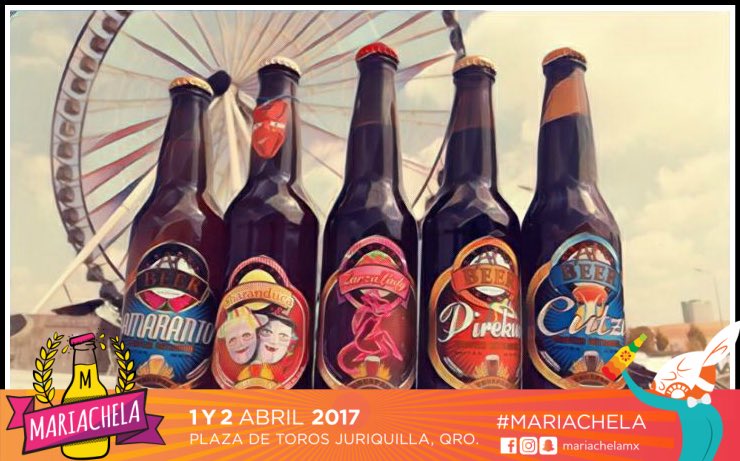 Este año nos acompaña la cervecería Art Beer &amp; Wine presentando 5 estilos de cerveza.
Te esperamos 1 y 2 de Abril.
#MARIACHELA 🍺👌🏻🌸