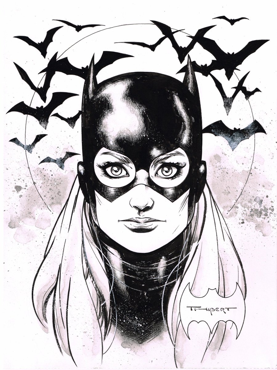 ArtThibert's tweet photo. Commission for Wonder Con done! #Batgirl #DC #dccomics #Artcommission #INK #wondercon https://t.co/kY7uRqTgqK