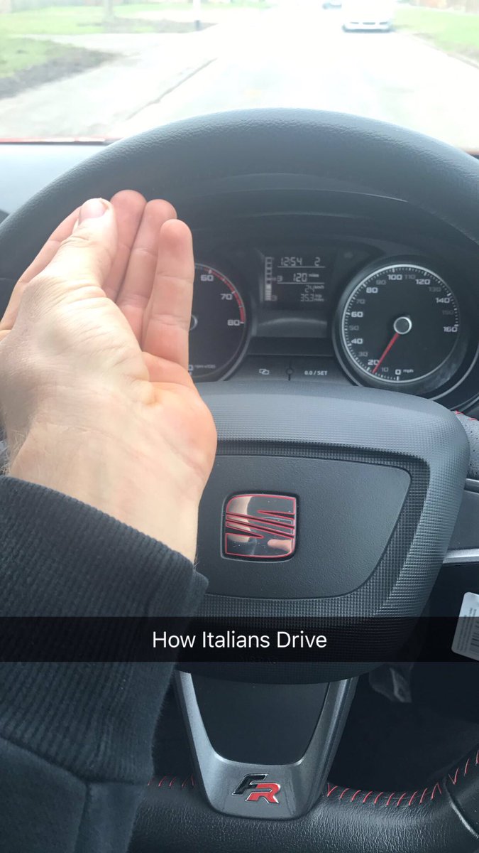 chrisban89's tweet photo. How Italians Drive! #meme #italian https://t.co/btIaIVC52V