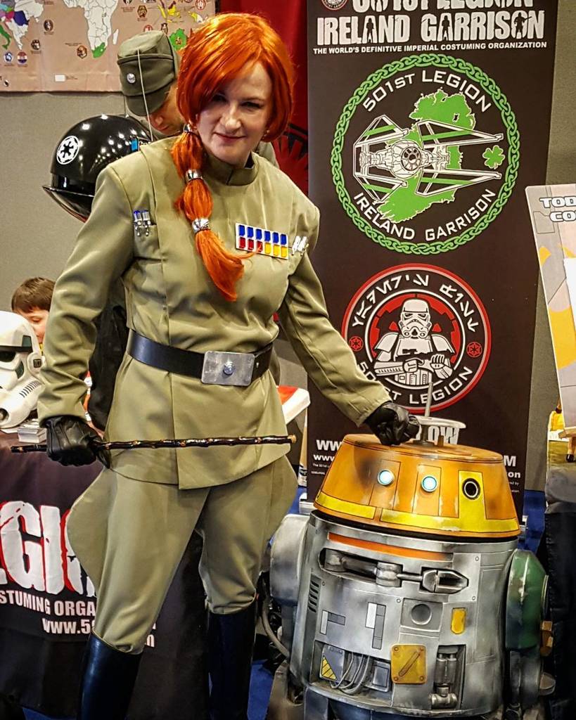 501stIreland's tweet photo. Admiral Daala &amp; Chopper at the recent Belfast Film and Comic Con.
@official501st #501stleg… https://t.co/TpQnpuXVkF https://t.co/J3SS6gOWV8
