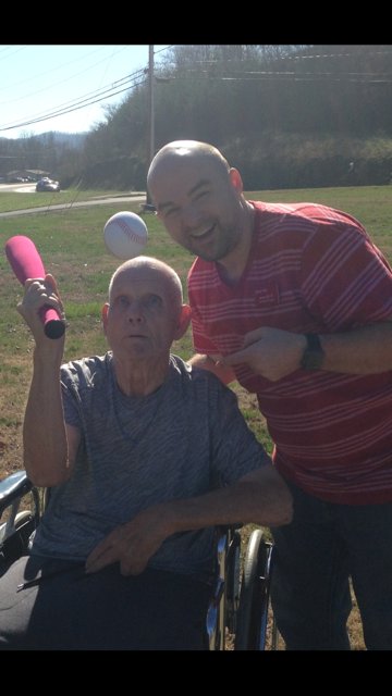 fprehab's tweet photo. Fun in the sun at Mountain Manor in #Paintsville, KY as the staff practices many upper and lower body skills with rehab patients! https://t.co/O5uYrqyLi7