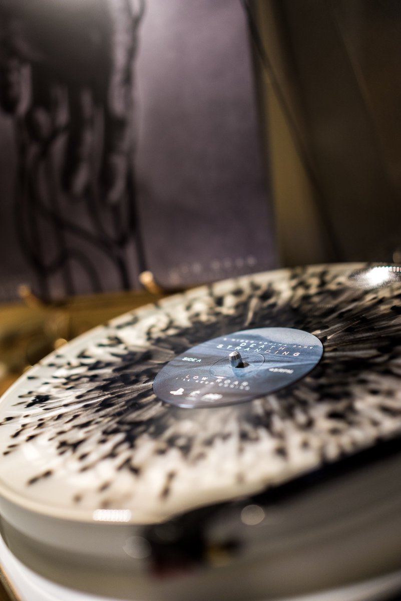 PlayStation's tweet photo. We got the limited edition Death Stranding vinyl, and now you can too. It's back in stock at @MondoNews: https://t.co/ekEmRXycUF https://t.co/pMkAh3Iop5