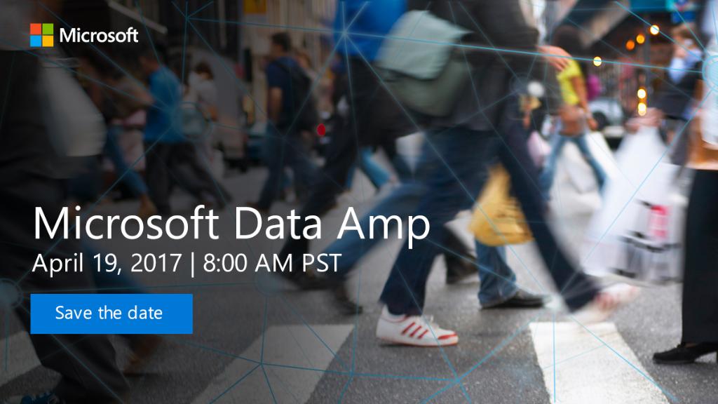 SQLServer's tweet image. Introducing Microsoft Data Amp! A new, online event happening on April 19th. Blog: msft.social/H9DVPk #MSDataAmp