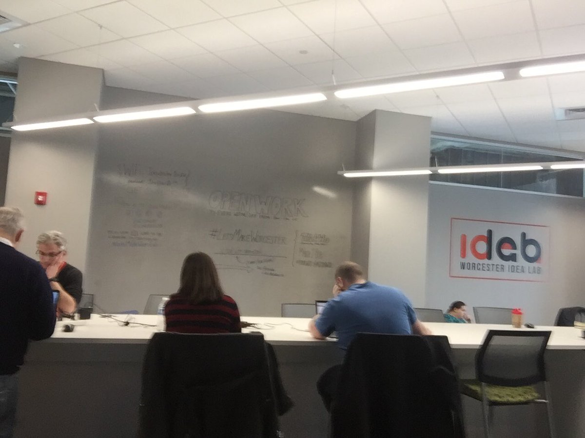 WorcIdeaLab's tweet photo. All we do is #workworkworkworkwork, but no - we have a good time too. #OpenWorkDay in full swing Weds 8-5 #startup #entrepreneur https://t.co/8cqzgyQ9Mv