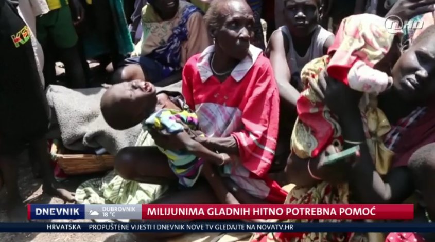 #DnevnikNoveTV Katastrofalna situacija u Južnoj Somaliji, Nigeru, Jemenu, Etiopiji i Keniji: Gotovo 3 milijuna ljudi bez hrane.