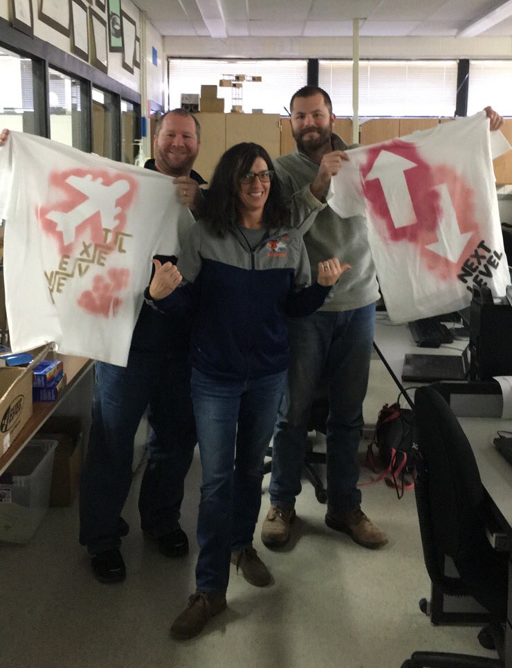 NextLevel2017's tweet photo. NNHS Faculty is so Next Level! We love the support, thank you! ✈️💕 https://t.co/KsQLAQ1V6H