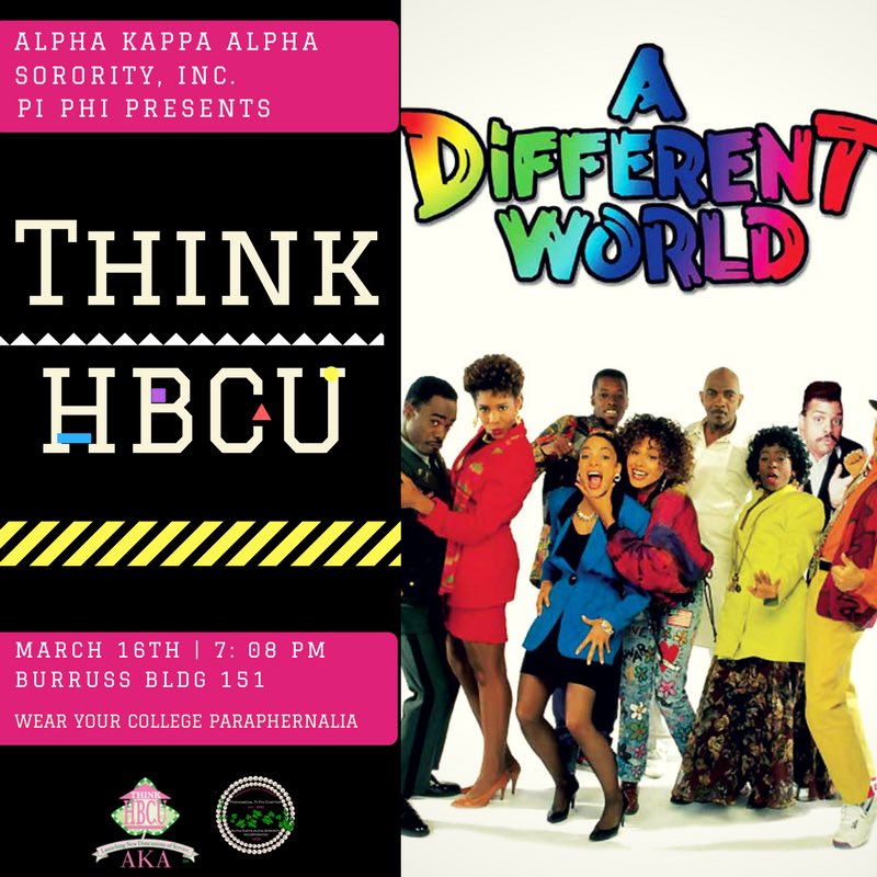piphi1908's tweet photo. Join us as we host an interactive panel discussing HBCU's and PWI's. Kome dressed in your college paraphernalia. We'll see you Thursday! https://t.co/DL35THyAkL