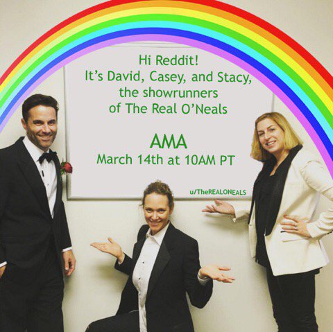 trocaseyjohnson's tweet photo. Doing an AMA tomorrow, March 14th at 10 AM PT. Come ask me anything! https://t.co/SHuvDoaHkR #therealoneals https://t.co/WyBaR0VXsU