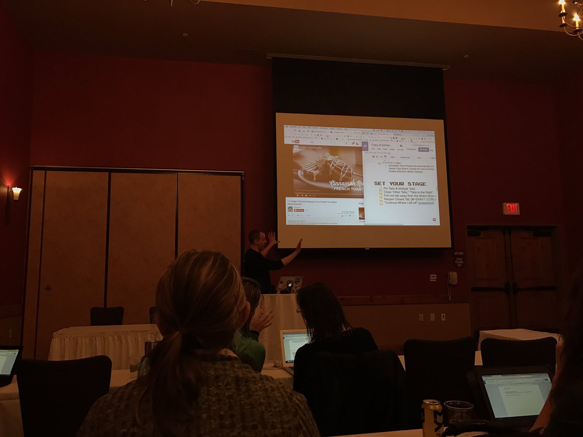 SchlieReed's tweet photo. Great tip @chadkafka for splitting screens while in #Chrome with #tabscissors #mwgs https://t.co/6vDwZLb1Us