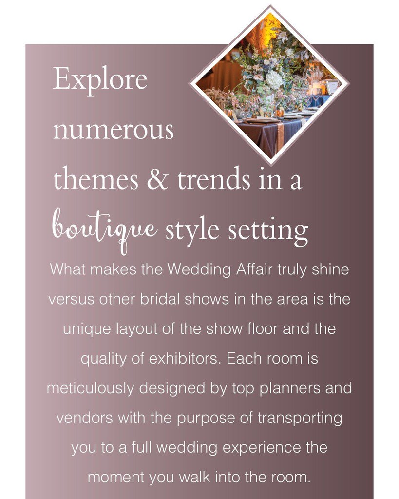 bravopub's tweet photo. WEDDING AFFAIR PERK: Another perk of attending our Wedding Affair show is the styled rooms… https://t.co/d9EjPk0R7X https://t.co/2pTXHrTnZU