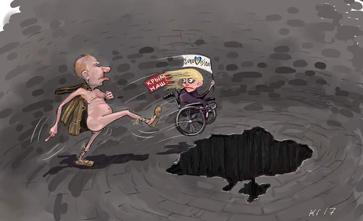 Российская певица, направленная на Евровидение, выступает на оккупированных украинских территориях - Цензор.НЕТ 2868
