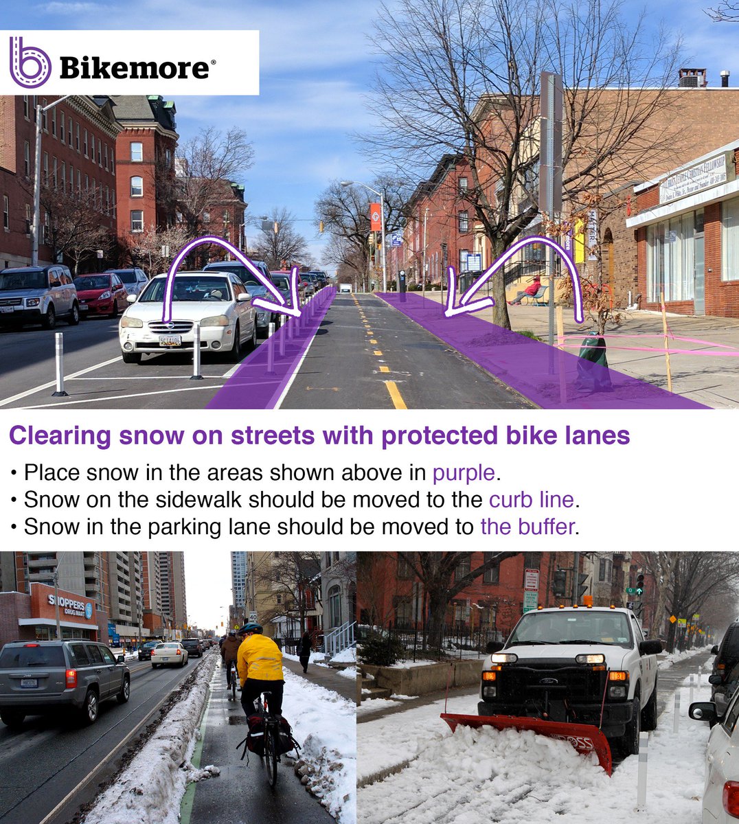 bikemorebmore's tweet photo. Live along Maryland Ave? This is how to be a good neighbor to everyone who uses the street — whether by bike, foot, car or transit! https://t.co/e2N66ii6Sf