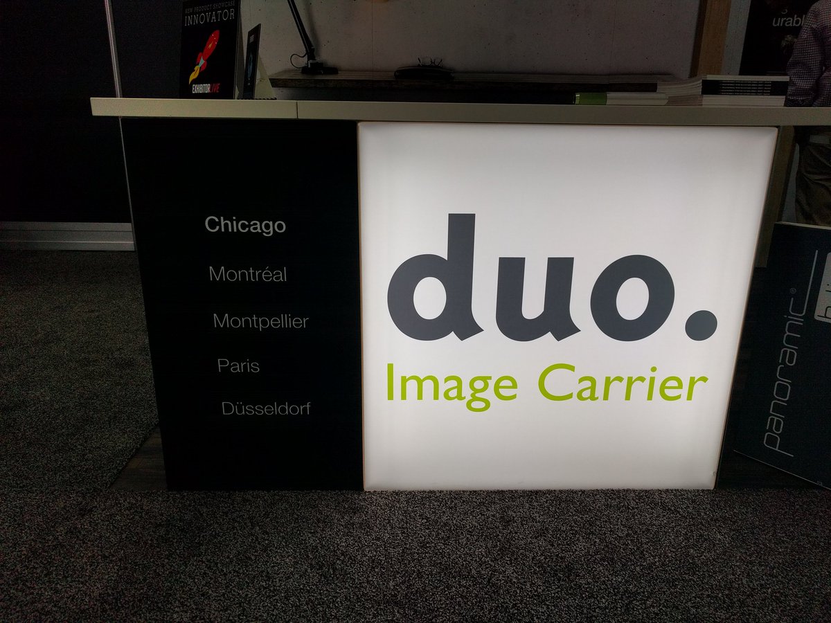 DuoDisplayUSA's tweet photo. Live from @exhibitorlive ! Come and visit us at our booth 1408 it will be great to see you here !#EXHIBITORLIVE #exhibitorlive2017 https://t.co/vmcuIpHScv