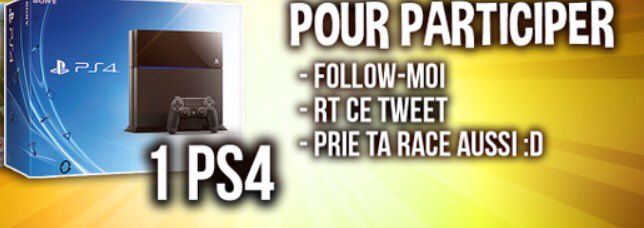 JsuisNDAAAAA's tweet photo. 🎁CONCOURS 🎁

👹GAGNE CETTE PS4👹

🔑RT + Follow @BilalYzf + @HydroxEU +@JsuisNDAAAAA 🔑

⏱TAS : 90#RT

@ScrimsXBOX @ScrimsPub @PubGFX https://t.co/m7K9ET4IyK