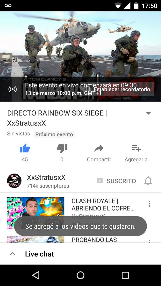 Leonmamo7's tweet photo. @XxStratusxX apoyándote antes que empiece el directaso, suerte crack https://t.co/jdZQQzKodl