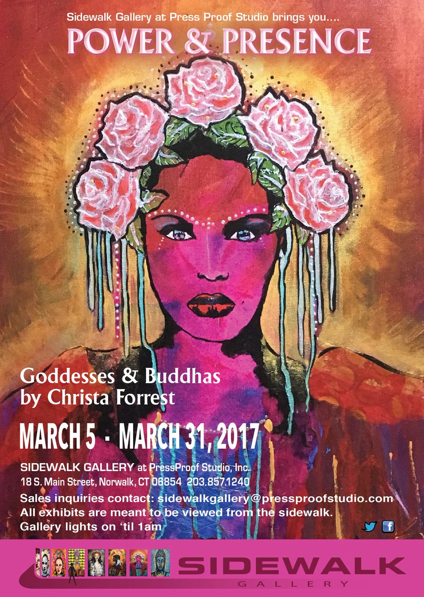 SoNoSidewalk's tweet image. Before you get snowed in find your "Power &amp;amp; Presence" here @SoNoSidewalk Art that lifts!  #inspireyourlife #mentalfuel #goddesses #BUDDHAS