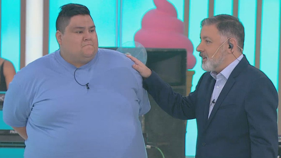 cuestiondepeso's tweet photo. Volvió Luisito al programa: mirá qué les llevó a sus compañeros y la reacción al enterarse su peso https://t.co/2CN7lthtAY @eltreceoficial https://t.co/r7w8vWfTxI