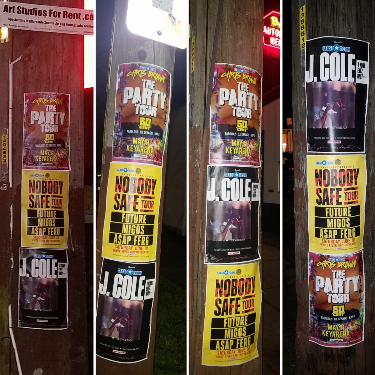 kunluv's tweet photo. @LiveNationPNW We working hard getting ready for these big shows at @KeyArenaSeattle and @WhiteRiverAmp #Letsgo #SeaspotPromo #StreetTeam https://t.co/iuXlXV5VHy