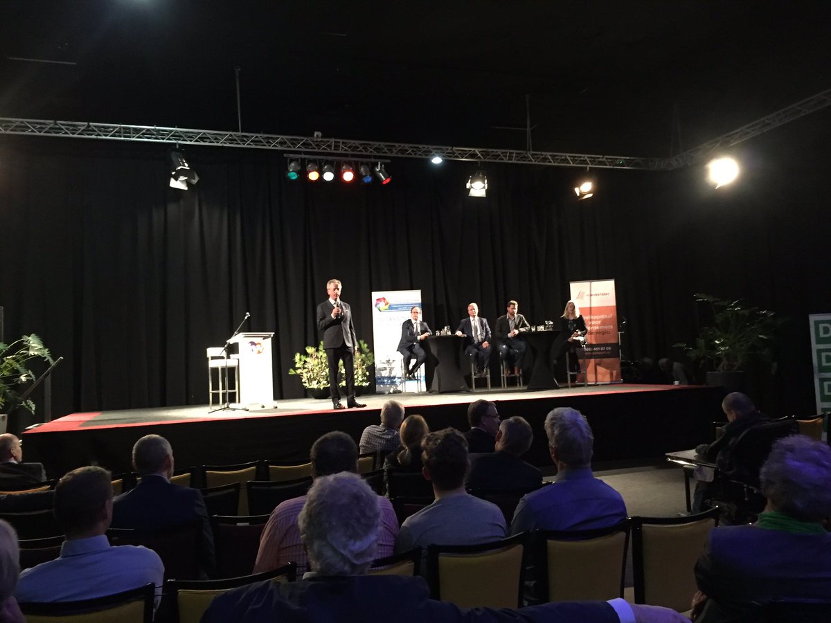 Op uitnodiging van NLInvesteert bij het politiek ondernemers debat. PvdA, CDA, VVD en D66 aanwezig Tot nu zijn ze het roerend eens