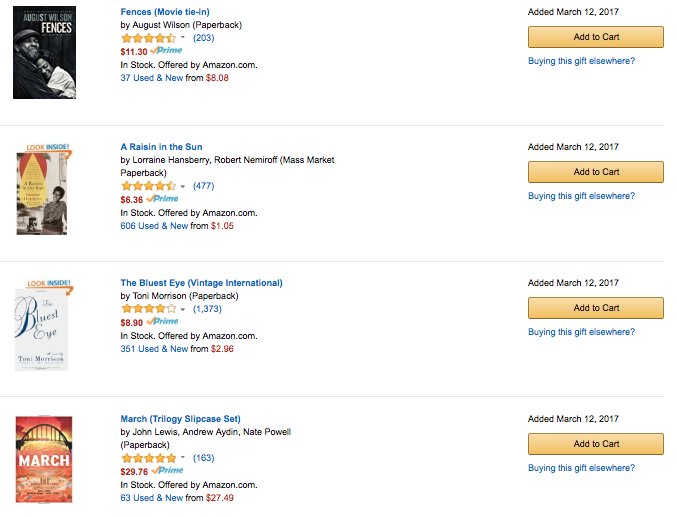 resistchallenge's tweet photo. Needs ideas of what you to donate? Check out our Amazon Wishlist full of books that center marginalized voices. --> https://t.co/Xc5LFVFkUU https://t.co/ksjOHzrLkP