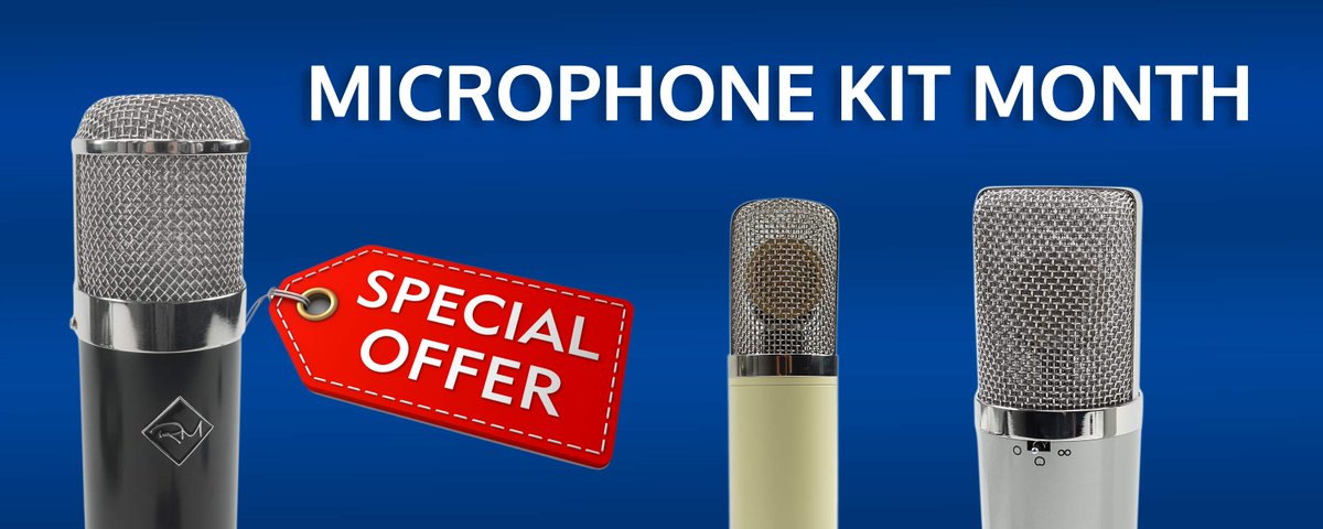 micandmod's tweet photo. The Microphone Kit Month is OPEN - Special offer on all our Microphone Kit, NEW M47 &amp; M67 Kit available for preorder in limited quantity. https://t.co/QtZREJi4NS