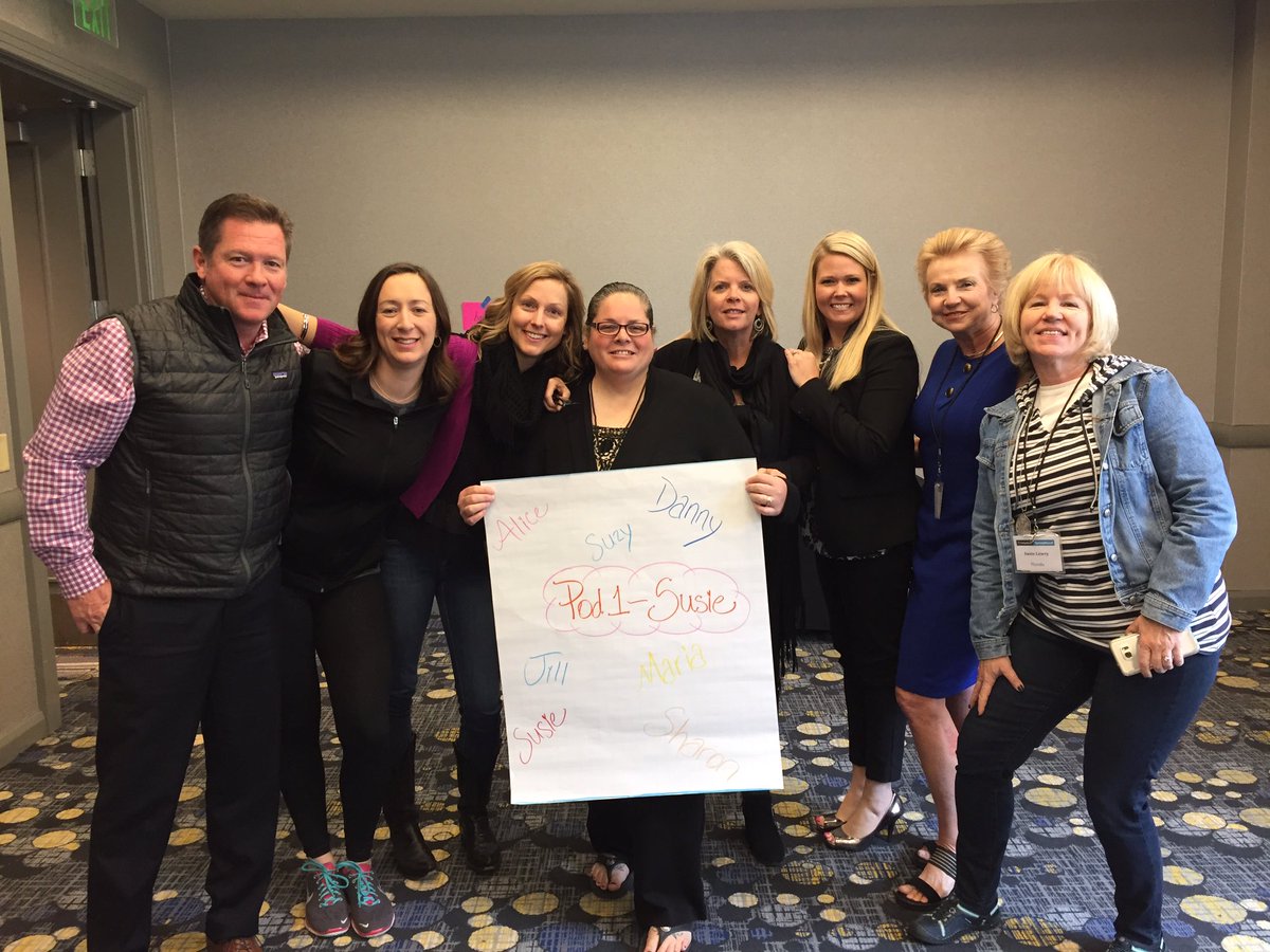 shudon7's tweet photo. Fun times with this amazing group of people!
#SBNationalFaculty #pod1 @DougSBoard https://t.co/uMsKIcTDLC