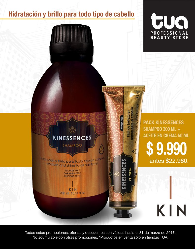 TUAbelleza's tweet photo. ¡Prolonga la fuerza de tu color con este pack de #Kinessences! Con estos increíbles productos de #TUA el brillo de tu cabello durará más. https://t.co/3xsSMqCF4z