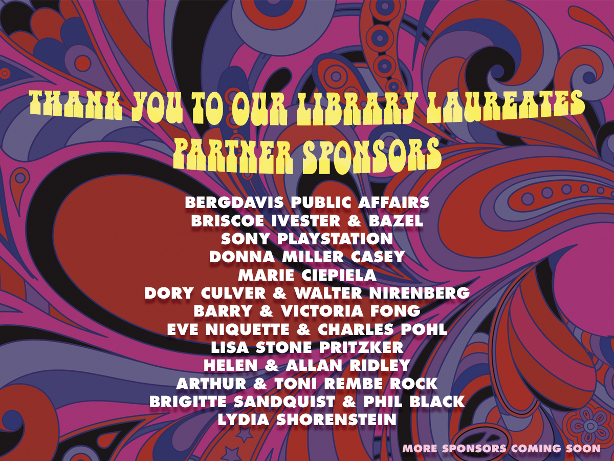FriendsSFPL's tweet photo. We want to give a big shout-out to our #2017LibraryLaureates sponsors. #friendssfpl #librariesofinstagram @PlayStation @BergDavisSF https://t.co/94jCJ5LFAc