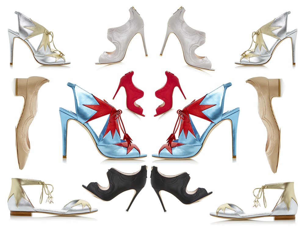 Can you guess which of pair from the @Dune_London loves <a href="/RupertSanderson/">Rupert Sanderson</a> collection was inspired by Bowie? lookm.ag/nspMbY