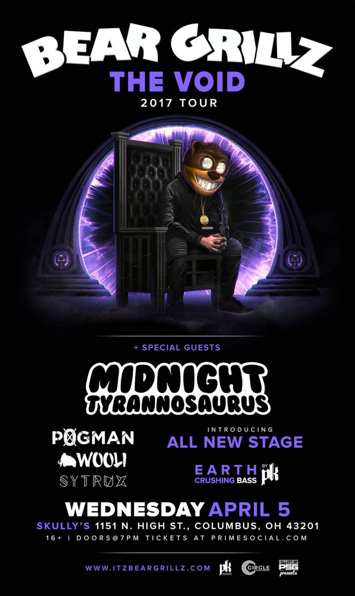 OHRaveChasers's tweet photo. 🐻GIVEAWAY🐻

~RT/Follow @PrimeSocial and US to enter
~Winner gets 2 tix to see @itsbeargrillz W/ Midnight T, P0GMAN, and Wooli
~Ends 4/3 🔥 https://t.co/cxmD2em46G