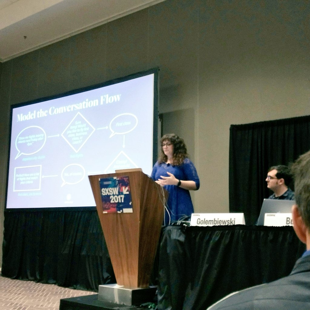 Great Kickstarter's Guide to Voice UIs by <a href="/techpeace/">Matthew Buck</a> &amp; @LaurenGolem. Wondering, if you could share the tutorial? #sxsw #givevoice