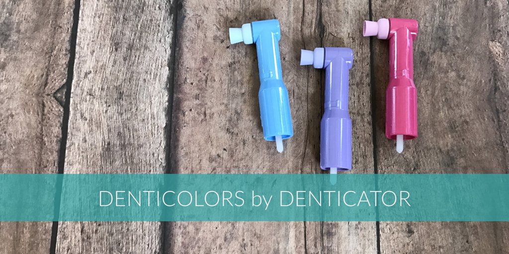 Denticator's tweet photo. What color are you feeling today? #denticolors #prophyangle #prophyfun https://t.co/d0IohsIWJ6