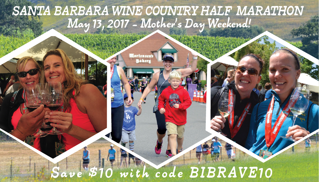 BibRave's tweet photo. Run with or for your mom at @winecountryhalf #SBWineHalf on May 13 (Mother's Day)! Code BIBRAVE10 saves $10. #BibChat #RunCali #RunforWine https://t.co/MqeN18ybzO