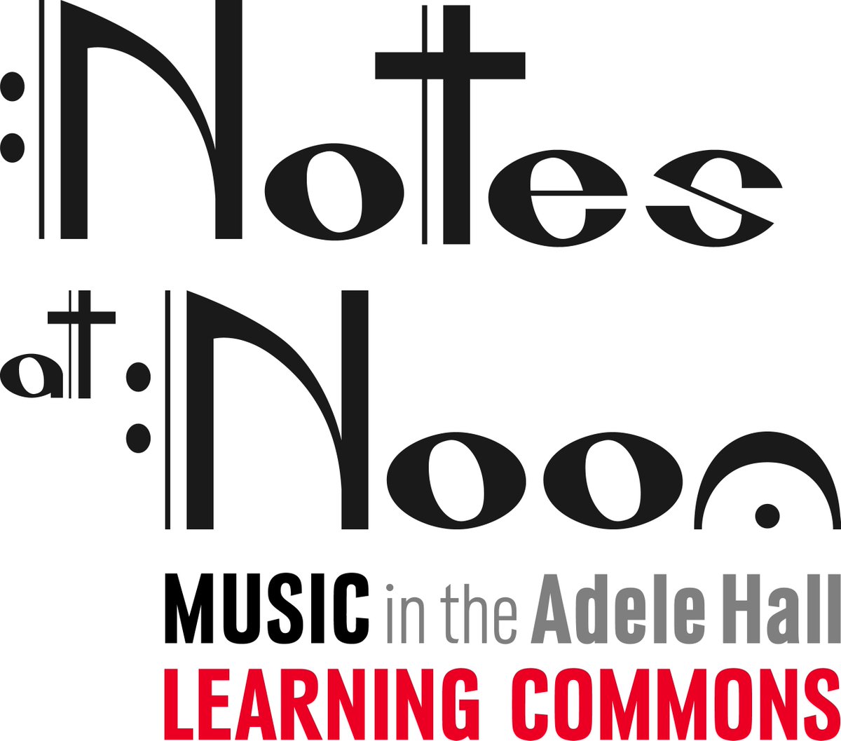 UNL_Lib's tweet photo. Bring your lunch and get ready for some music this Wednesday! #NotesatNoon https://t.co/BiPC8Kobun