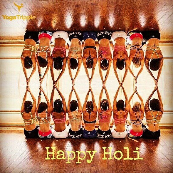 ~The soul becomes dyed with the colour of its thoughts~
Enjoy colorful &amp; happy thoughts all through the year. #HappyHoli Yogis &amp; Yoginis!!🎨🌈