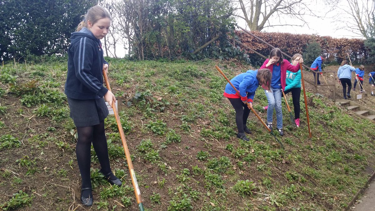 Gardening in the community tonight at Guides #guiding #community