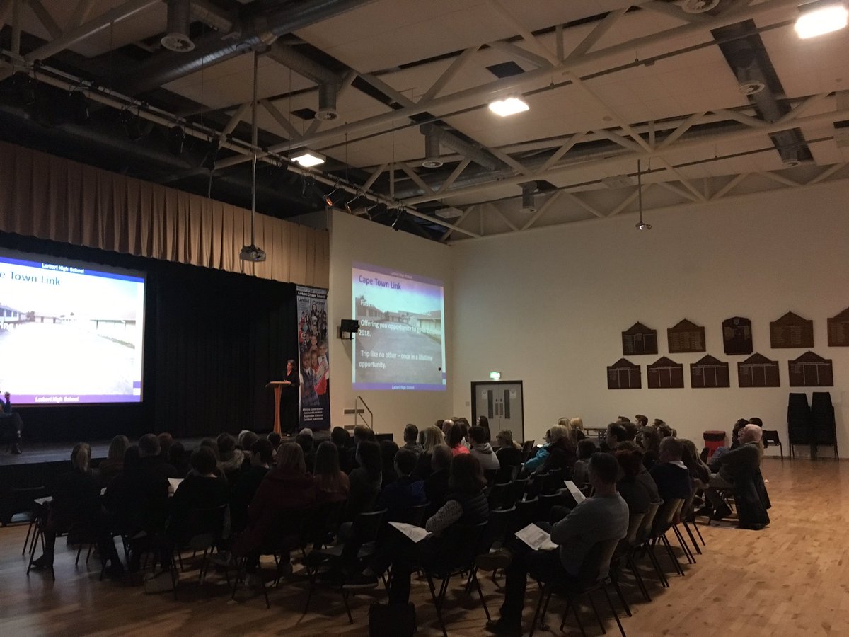 LHSWoodlands's tweet photo. Lovely to see so many S3 pupils and parents! #trip9 @WoodlandsPrimSA https://t.co/qxR3A3VII2