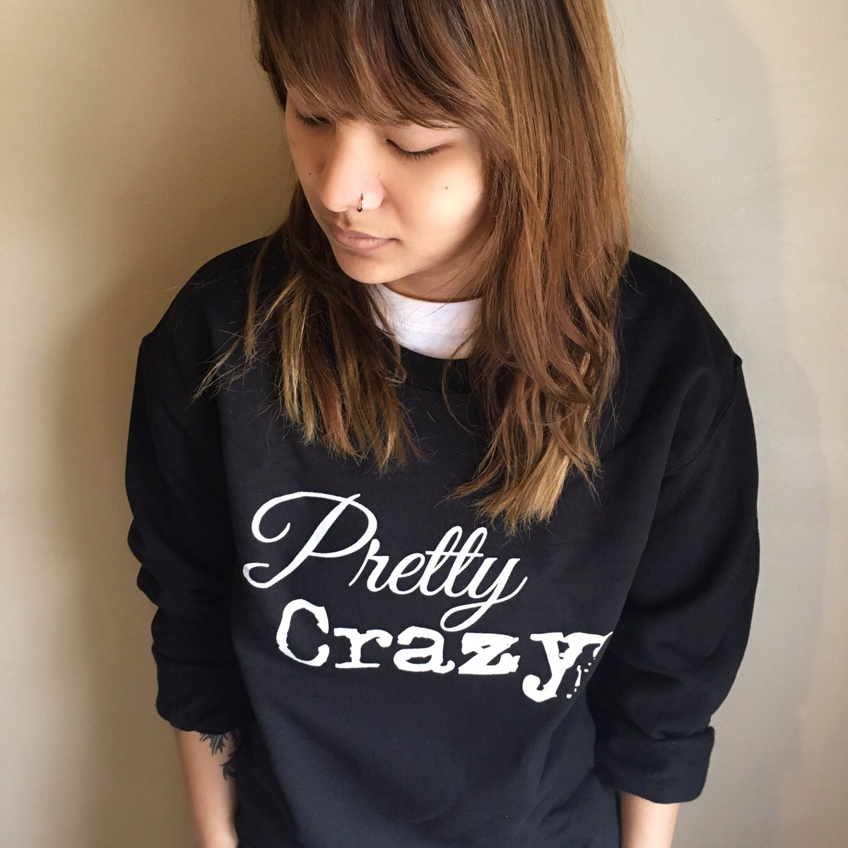 PrettyCrazyCo's tweet photo. Shop our #stigmafree collection at https://t.co/G4xQFuIruq #takebackcrazy #mentalhealthmatters #bellletstalk #endthestigma #prettycrazy #RT https://t.co/VKo8h5xr3Z