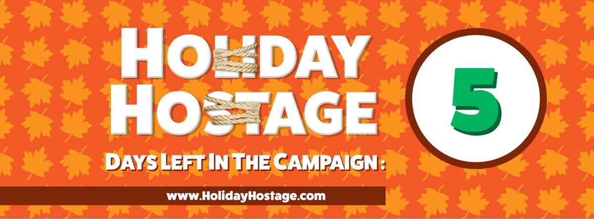 tiffberube's tweet photo. Only 5 days left in our @Indiegogo campaign for @Holiday_Hostage! If we reach $50k you pick #JDATES for @abbywallawalla  and @davidstorch! https://t.co/CZz4OuKKN7