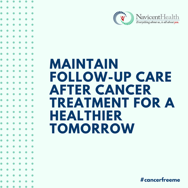 AtriumNavicent's tweet photo. Follow-up care is an important part of keeping your #lymphoma in remission after treatment. #cancerfreeme @LLSusa https://t.co/pWYSWpfKm0 https://t.co/Sa2ZTMF3BE