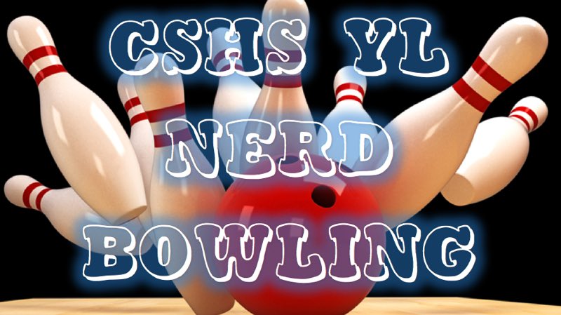 cshsYL's tweet photo. Monday nights are made for Nerd Bowling. Come dressed up as nerds &amp; bowl with us at Dave &amp; Busters at desert ridge at 7. Bring $10 to bowl! https://t.co/kMuAQaIC1I