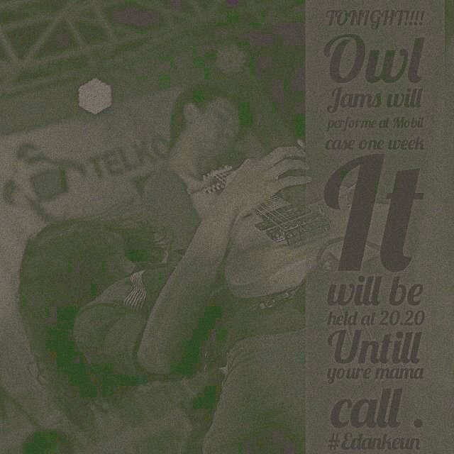 derryjw's tweet photo. TONIGHT!!!
@Owljams_ will perfome at 
Mobil case one week at D'blast Tigaraksa .
It will be held at 20.20 - Untill youre mama call
#Edankeun https://t.co/LyNeXGsidx