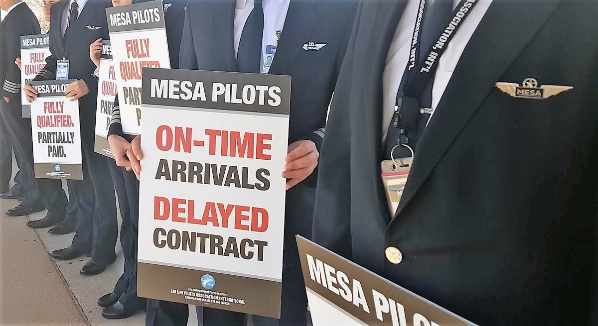 MAG_ALPA_PILOTS's tweet photo. Know what’s on @MesaAirlines to-do list? For 1st time in 7 years, management is ready to talk #PilotProposalFriday https://t.co/GL3mRHQfWm