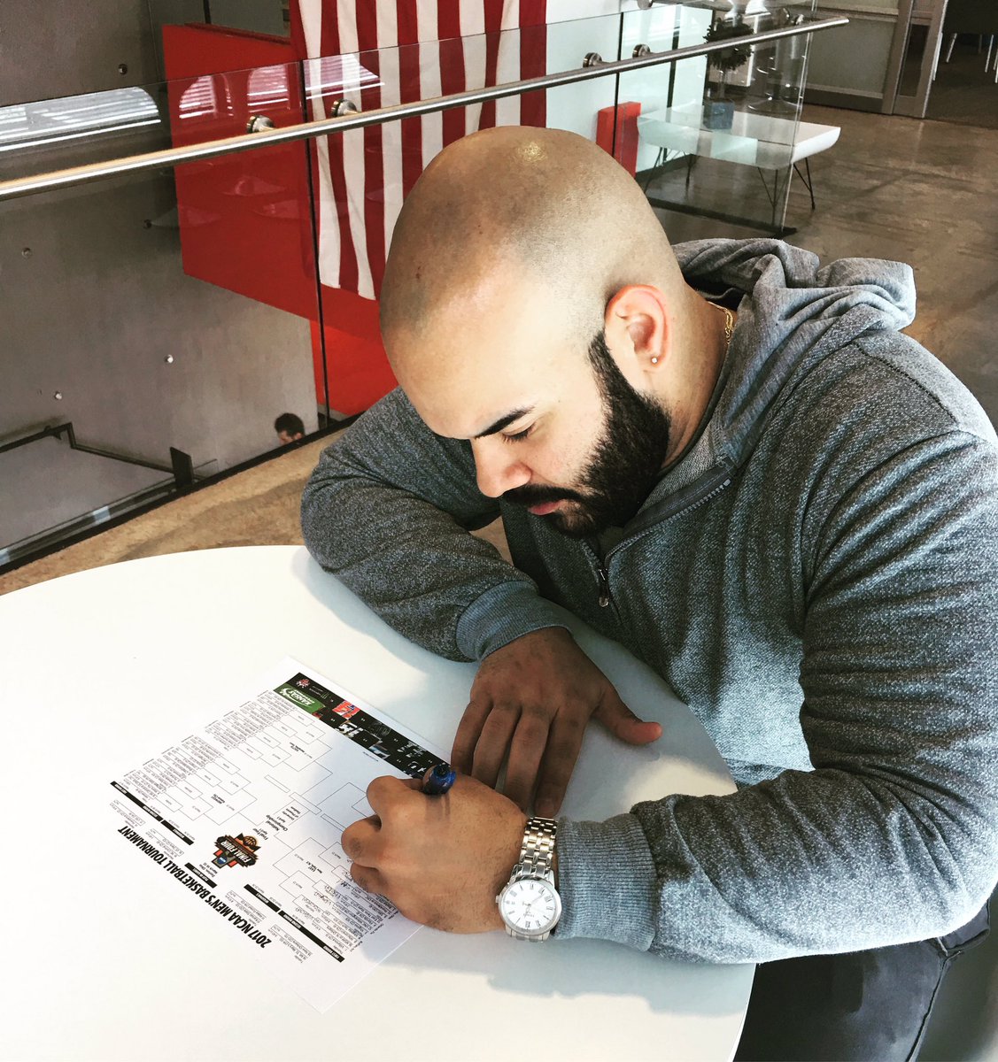 bbdoATLinterns's tweet image. March Madness begins tomorrow! Who do you have in your final 4? 🏀⛹🏽 #marchmadness #bracket #bbdoatl